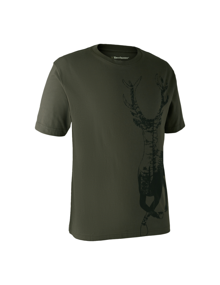 T-Shirt Deerhunter Impression Cerf Taille M – natusport