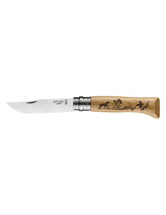 Couteau Opinel N°8 Gravure Chien – natusport