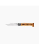 Couteau Opinel N°8 Gravure Sanglier – natusport