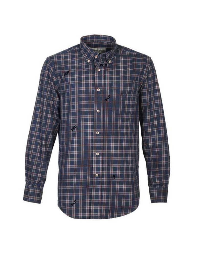Chemise Percussion Nevada Marine/Rouge Taille S – natusport