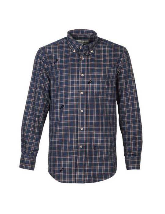Chemise Percussion Nevada Marine/Rouge Taille S – natusport