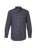Chemise Percussion Nevada Marine/Rouge Taille S – natusport