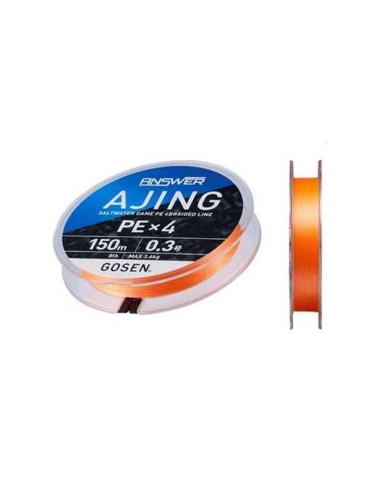 Fil Tressé Gosen Answer Ajing X4 150m 0,07mm – natusport