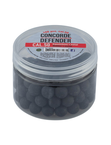 Billes Extra-Lourdes en Caoutchouc et Métal Cal 50