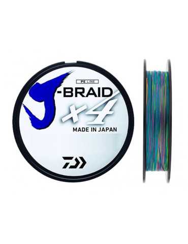 Tresse Daiwa J-Braid 4 0.29mm 1500m Multicolore