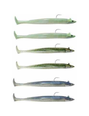 Leurre Souple Fiiish Crazy Paddle Tail Double Combo Off Shore 120 7g Ghost Minnow