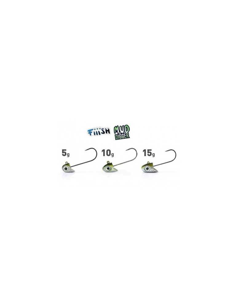 Tête Plombée Fiiish Mud Digger 10g – natusport