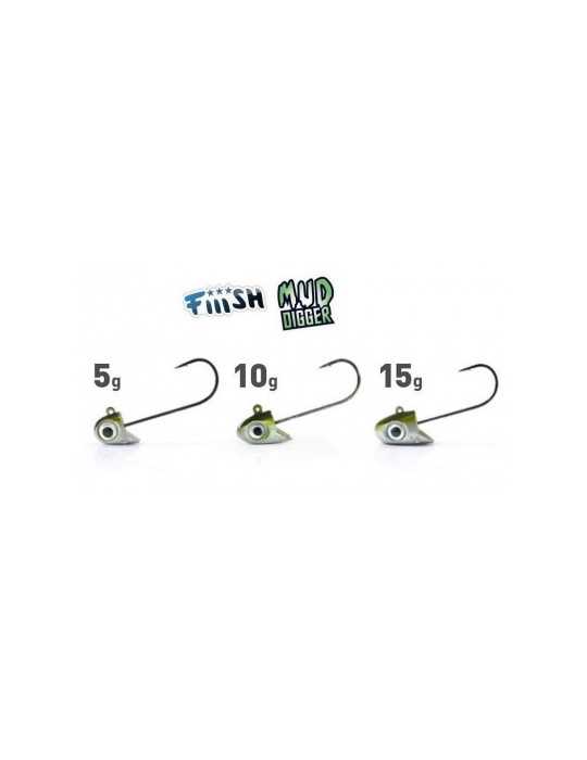 Tête Plombée Fiiish Mud Digger 10g – natusport