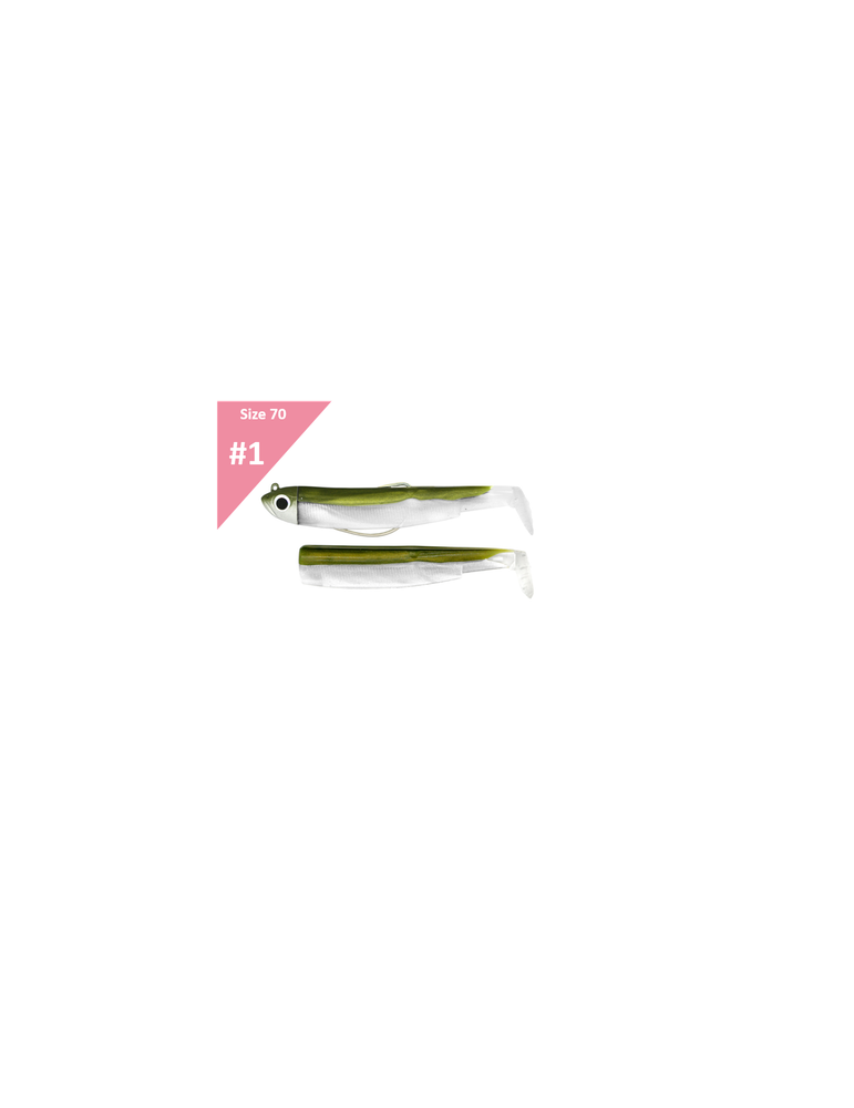 Leurre Souple Fiiish Black Minnow Combo Shore N°1 3g Kaki – natusport