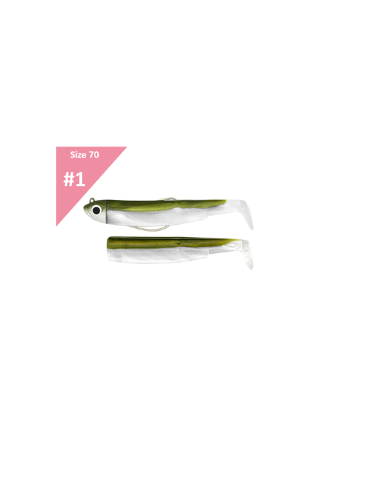 Leurre Souple Fiiish Black Minnow Combo Shore N°1 3g Kaki – natusport