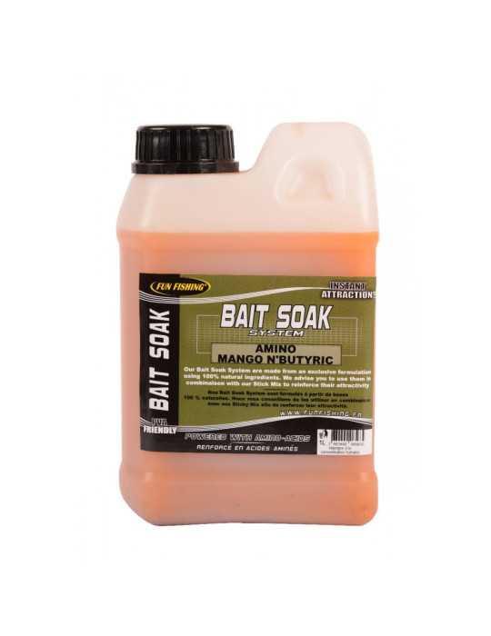Additif Fun Fishing Bait Soak Amino Mango N Butyric 1L – natusport