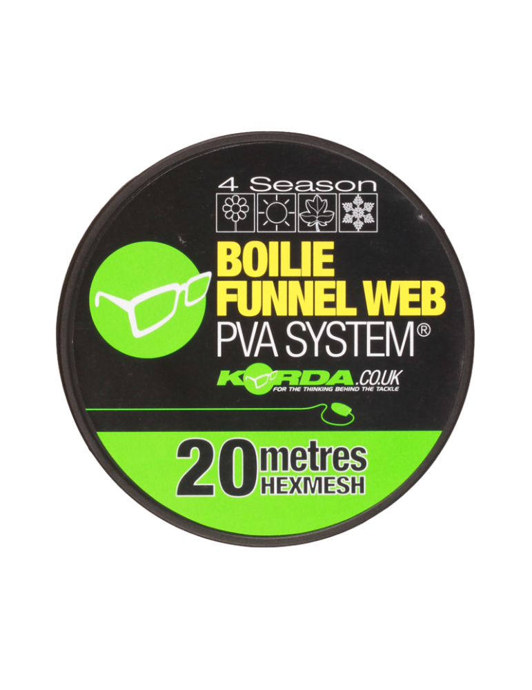 Recharge Filet PVA Korda Boilie Funnel Web Micromesh 20 m – natusport