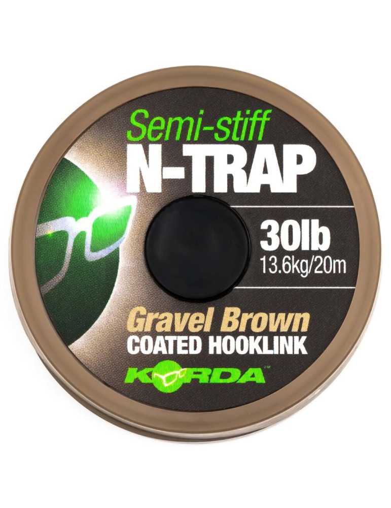 Fil Korda N-Trap Semi Stiff 30lb Gravel Brown – natusport