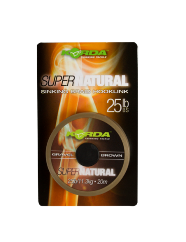 Tresse Korda Super Natural Gravel Brown 25lb – natusport
