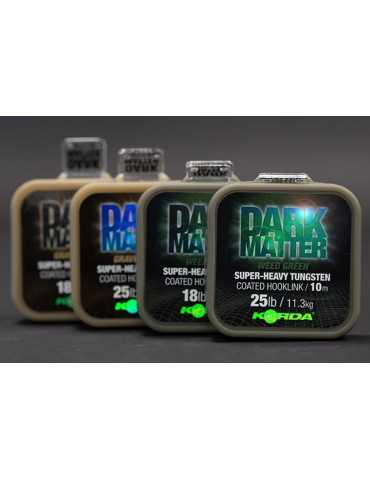 Tresse Korda Dark Matter Tungsten Coated Braid 25lb 10m
