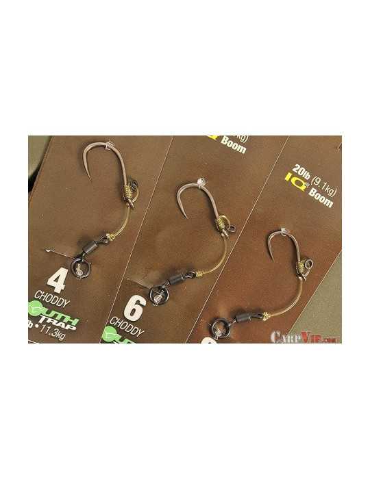 Montage Korda Hinge Rig Choddy MT Taille 4 25lb / IQ2 20lb – natusport