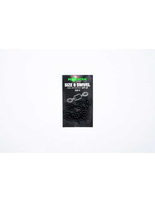 Émerillon Korda Swivel Taille 8 (20 pcs) – natusport
