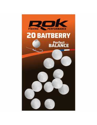 Bouillette ROK Baitberry Perfect Balance Blanc (x20)