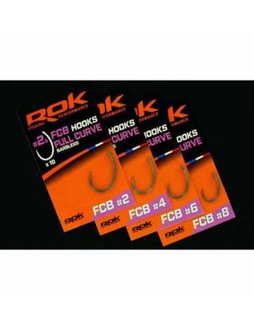 Hameçon ROK Fishing FCB Full Curve Barbless N°8