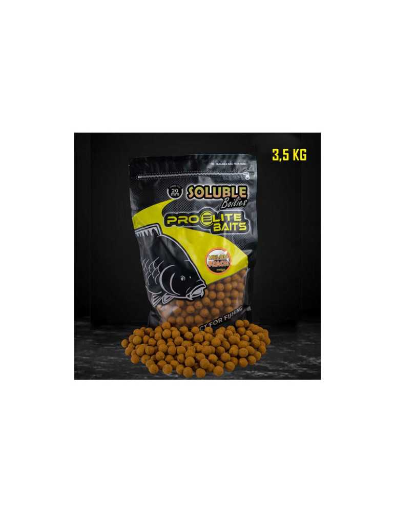 Bouillette Soluble Pro Elite Baits Melon Peche 20mm 3.5kg – natusport
