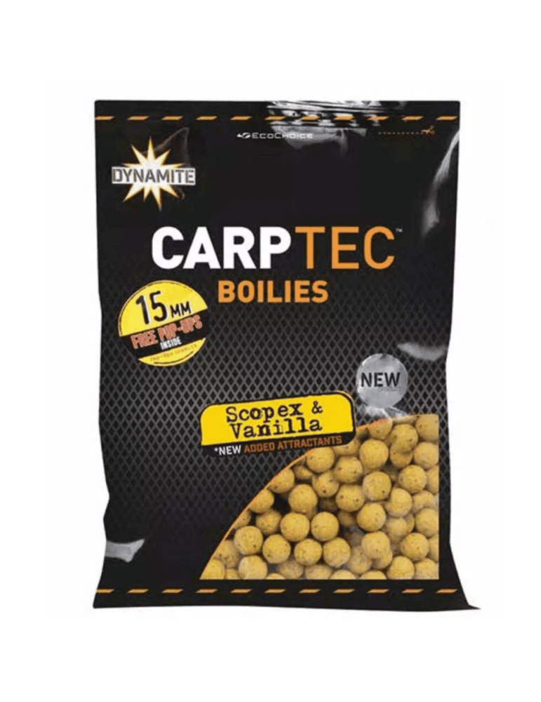 Bouillette Dynamite Baits Carptec Scopex Vanilla 15mm 1,8kg | Natuspor – natusport