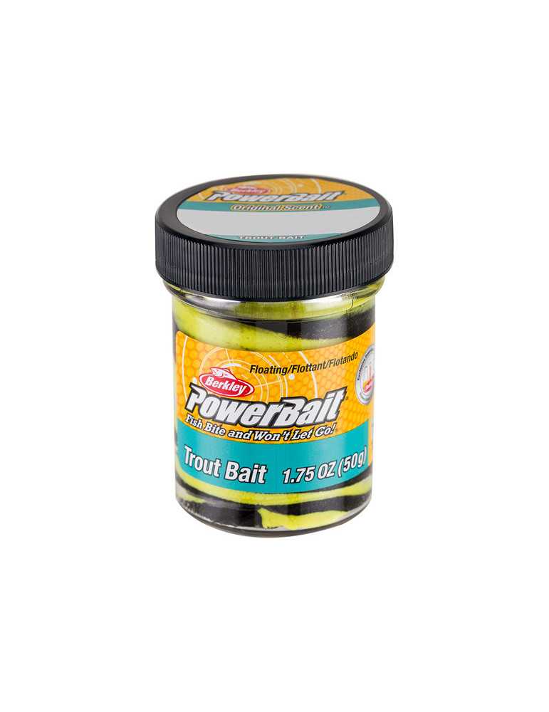 Pate a Truite Berkley PowerBait Trout Bait 1.80 oz Bumblebee | Natuspo – natusport