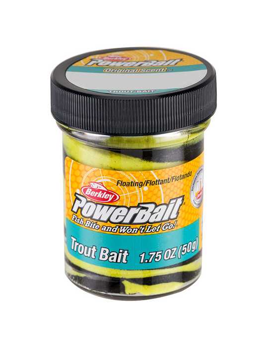 Pate a Truite Berkley PowerBait Trout Bait 1.80 oz Bumblebee | Natuspo – natusport
