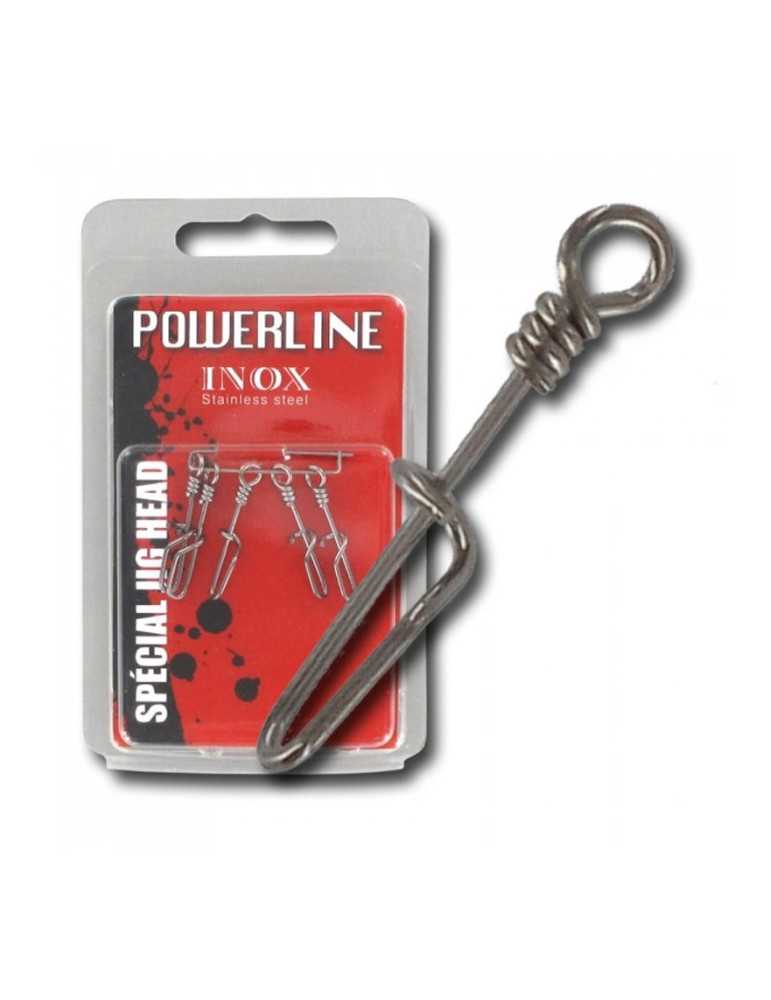 Agrafe Powerline Jig Head 3 80 lbs (x6) – natusport