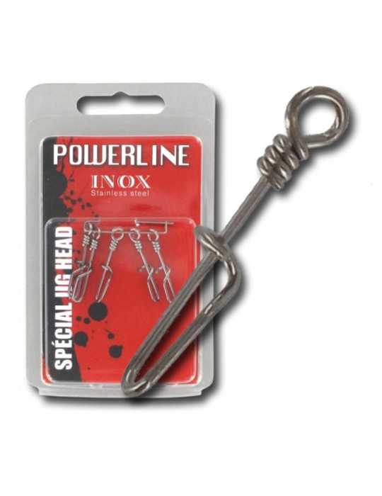 Agrafe Powerline Jig Head 3 80 lbs (x6) – natusport