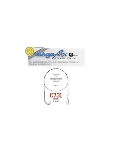 Cannelle Acier Megaflex C731 40cm 5kg n°2 x3