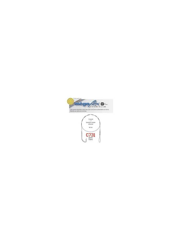 Cannelle Acier Cannelle Megaflex C731 40cm 5kg n°2 x3 – natusport