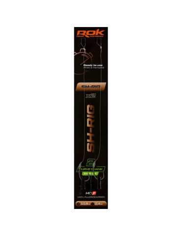 Montage ROK Stiff-Rig Curve Shank Barbless N°8