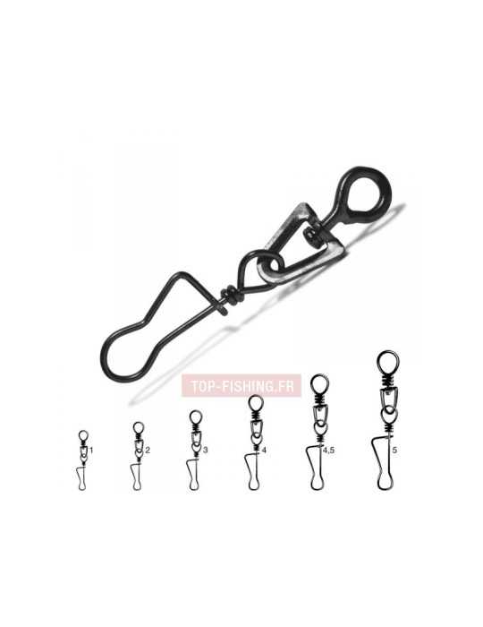Émerillon Rapala 3531 NI Minus Agrafe Taille 1 (x10) – natusport