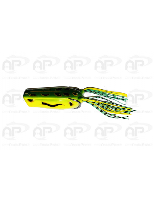 Leurre Souple Powerline Frog Pop 6cm Vert/Jaune – natusport