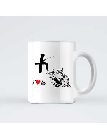 Mug J'aime la Pêche Humour de Pêcheur – natusport