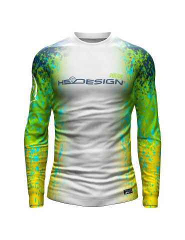 T-shirt Manches Longues Hot Spot Design Performance Dorado XL