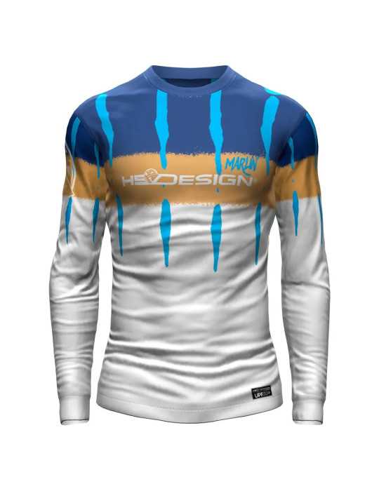 T-shirt Manches Longues Hot Spot Design Performance Merlin L | Natuspo – natusport