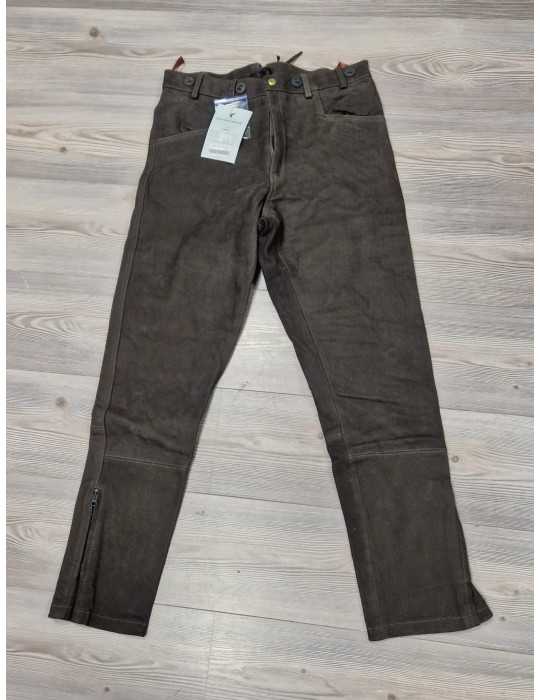 Pantalon Cuir Lovergreen Tyrol Marron T44 – natusport