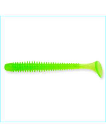 Leurre Souple Keitech Swing Impact Slim 4" Clear Chartreuse Glow 026 | – natusport