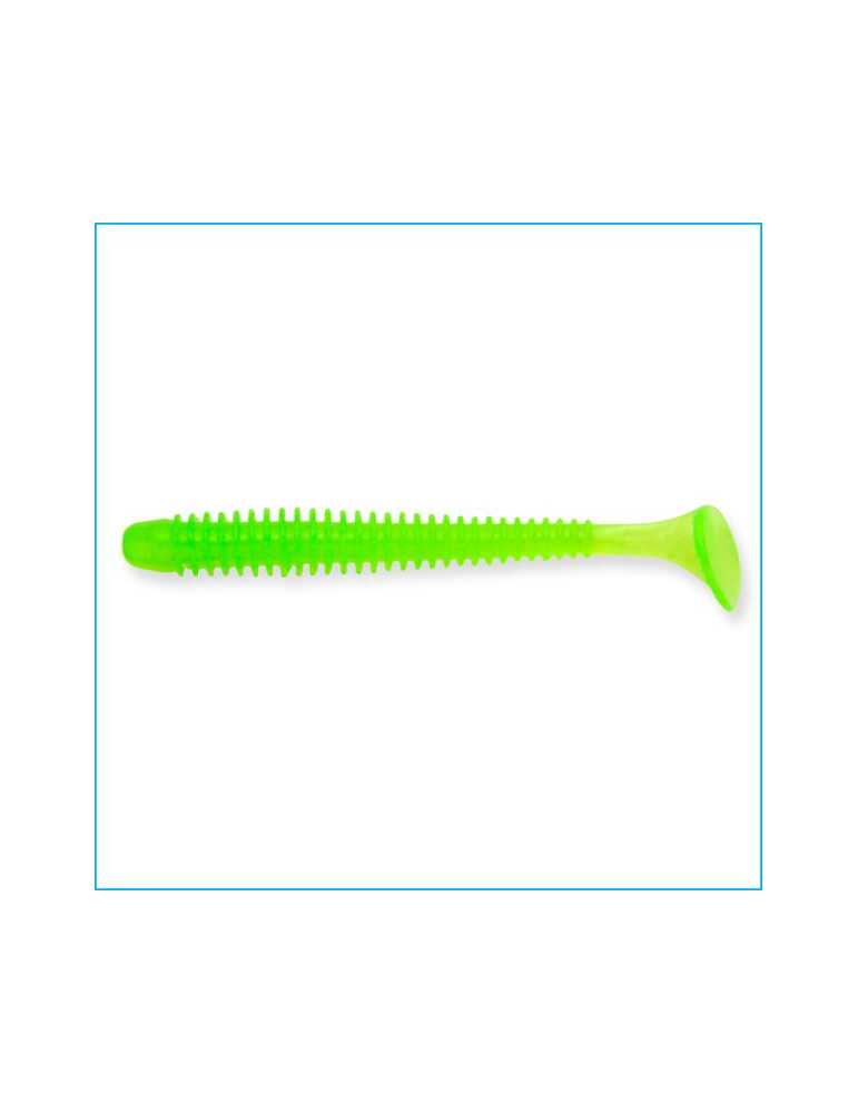 Leurre Souple Keitech Swing Impact Slim 4" Clear Chartreuse Glow 026 | – natusport