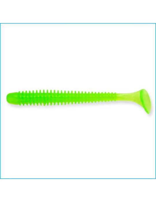 Leurre Souple Keitech Swing Impact Slim 4" Clear Chartreuse Glow 026 | – natusport