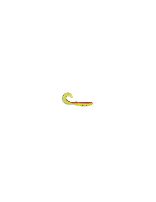 Leurre Souple Rapala CrushCity Curl 4" Motor Oil Chartreuse | Natuspor – natusport