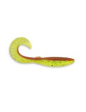 Leurre Souple Rapala CrushCity Curl 4" Motor Oil Chartreuse | Natuspor – natusport