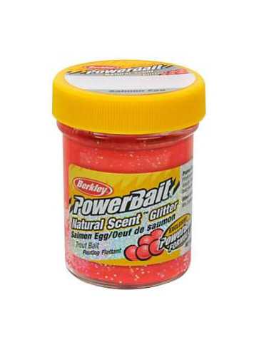 Pate a Truite Berkley PowerBait Trout Bait Salmon Peach Glitter | Natu – natusport