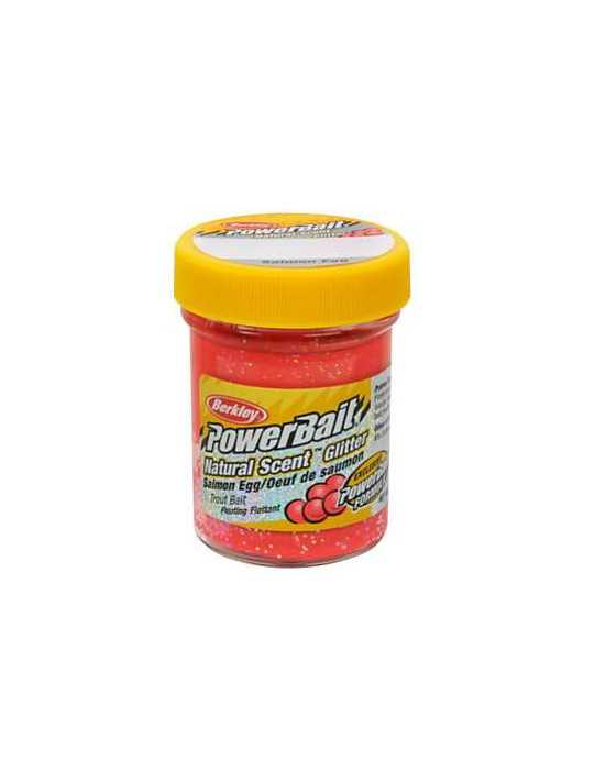 Pate a Truite Berkley PowerBait Trout Bait Salmon Peach Glitter | Natu – natusport