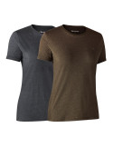 Lot de 2 T-shirts Deerhunter Basiques Femme T38 – natusport