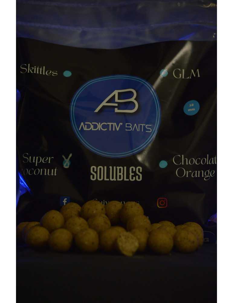 Addictiv' Baits Bouillettes Solubles Super Coconut 20mm – natusport