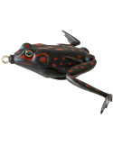 Leurre de Surface Powerline Frog Legs 4.5 Noir / Point Rouge | Natuspo – natusport
