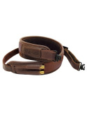 Bretelle Blaser cuir marron pour carabine