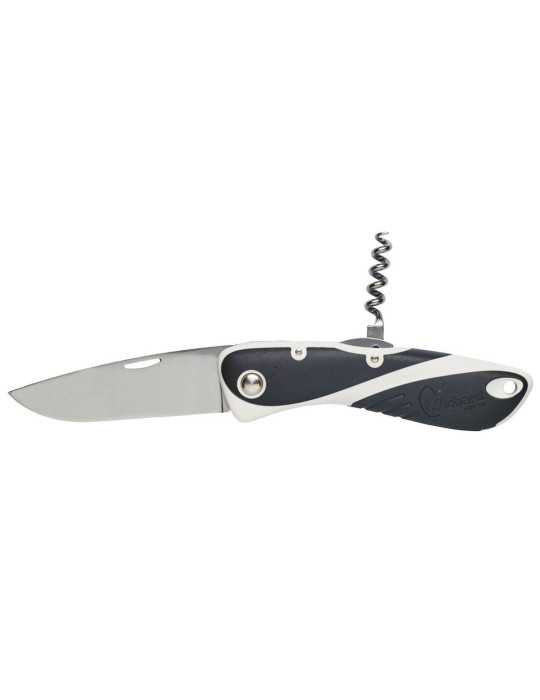 Couteau Wichard Aquaterra Noir Lame 8 cm avec Tire-Bouchon – natusport